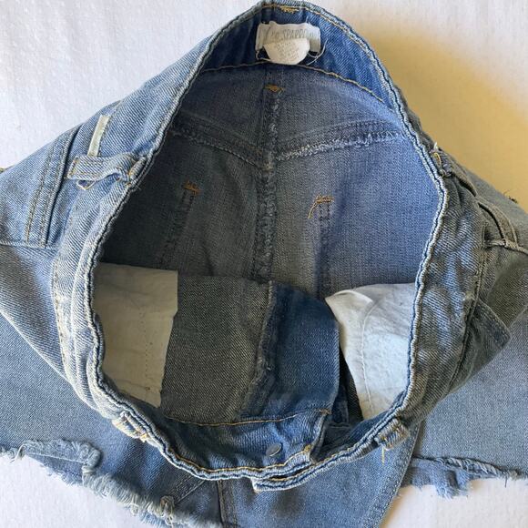 Sky and Sparrow Women Waxed Denim Shorts Jeans Skorts size S, Blue - Picture 8 of 9